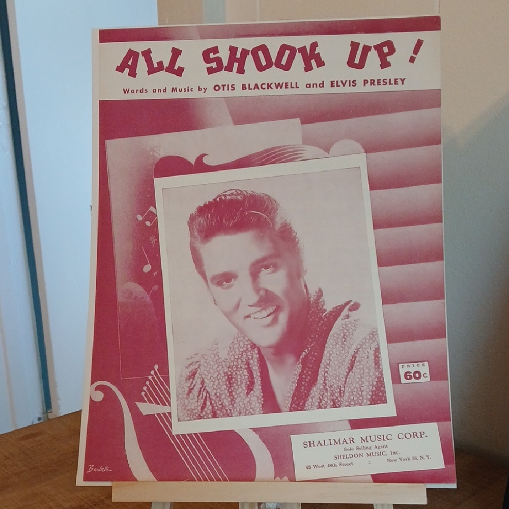 Elvis Presley "All Shook Up" 1957 Sheet Music